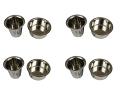 4 Set Stainless Steel Coffee Dabra & Rampatra 5.5 for Home / Restaurant